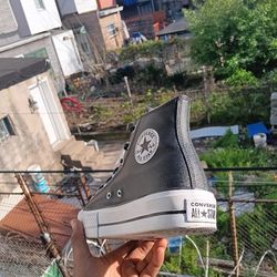 Chuck Taylor Converse Black Leather 《https://offerup.com/redirect/?o=T1IuQkVTVA==.OFFER》《UP FOR ANY TYPE OF GOOD TRADE》