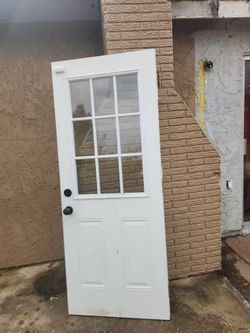 Aluminum door