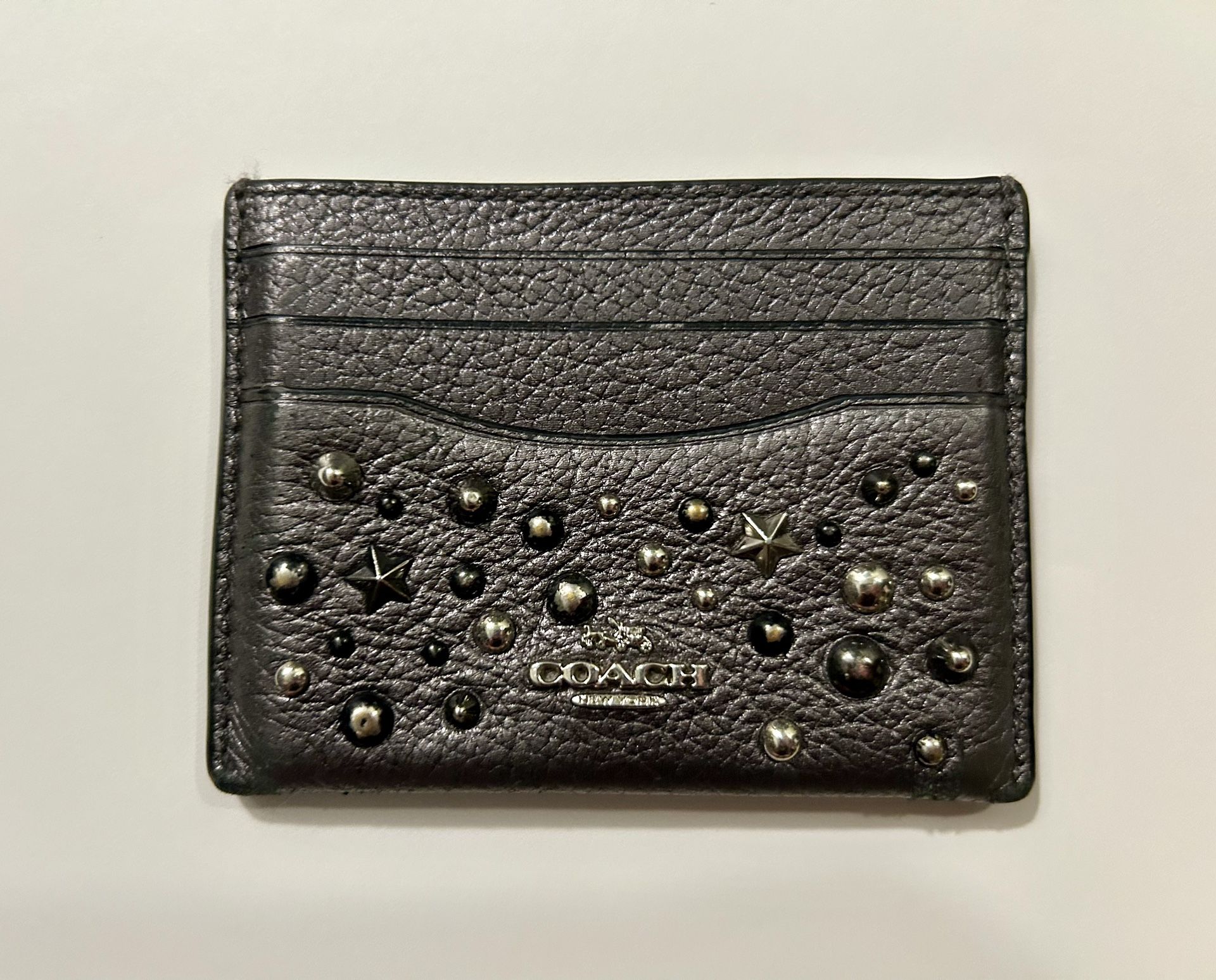Coach Leather Card Holder Wallet – Style 59453