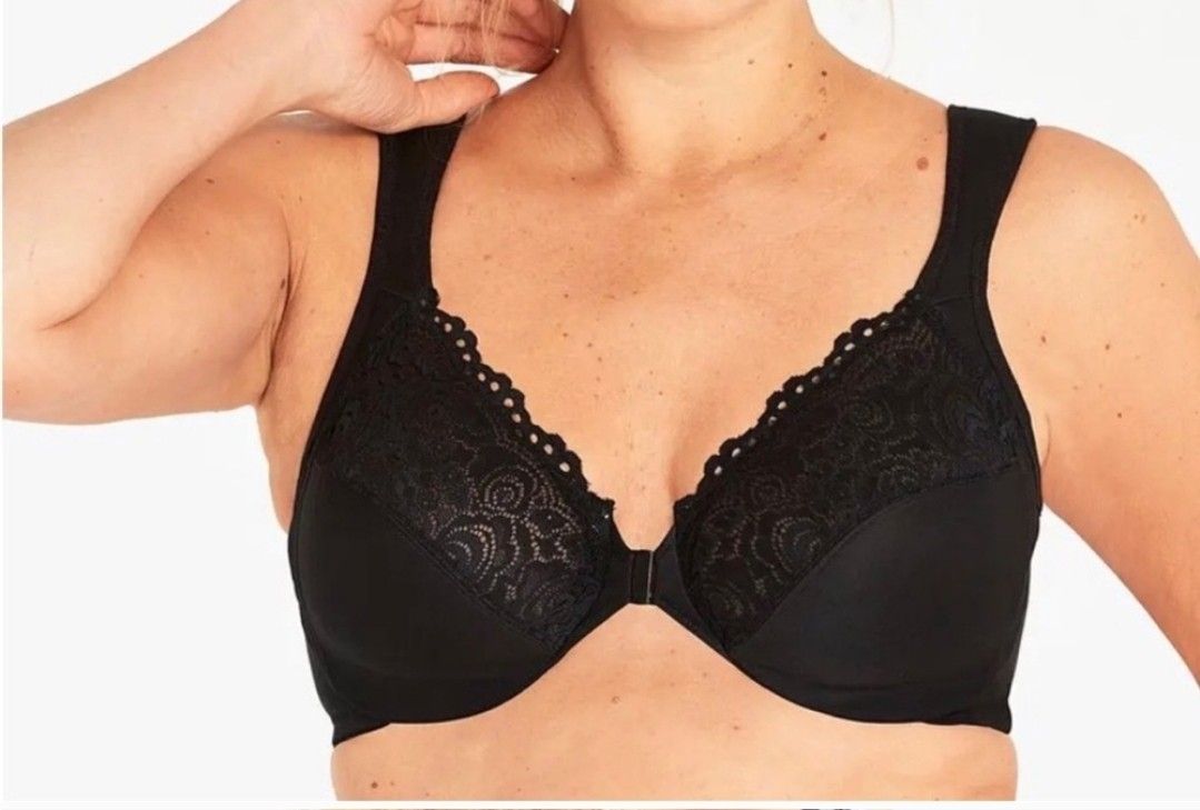 Glamorise Elegance Plunge Wired Bra. 42B
