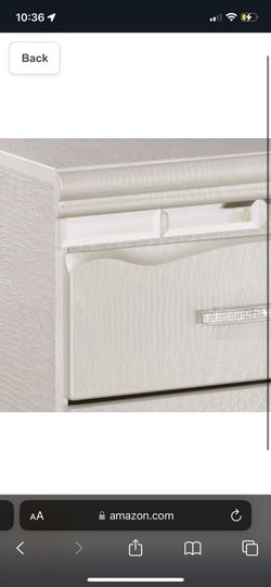 Silver Nightstand