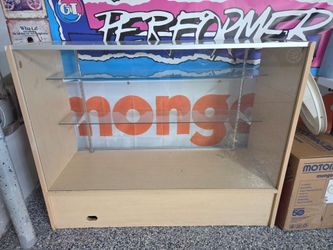 Wooden Glass Displsy Case Cabinet