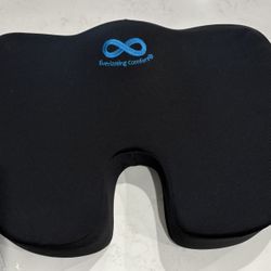 Memory Foam Seat Cushion for Office Chairs & Car - Ergonomic 