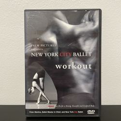 New York City Ballet Workout DVD Exercise Fitness Palm Peter Martins NYC 2001