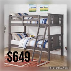 Bunk bed With Mattress 