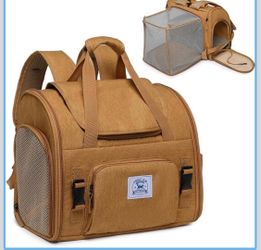 Pet carrier backpack