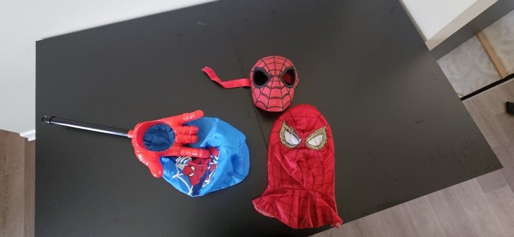Spiderman Masks And Bucket