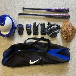**** Youth Baseball Equipment With Bag ****