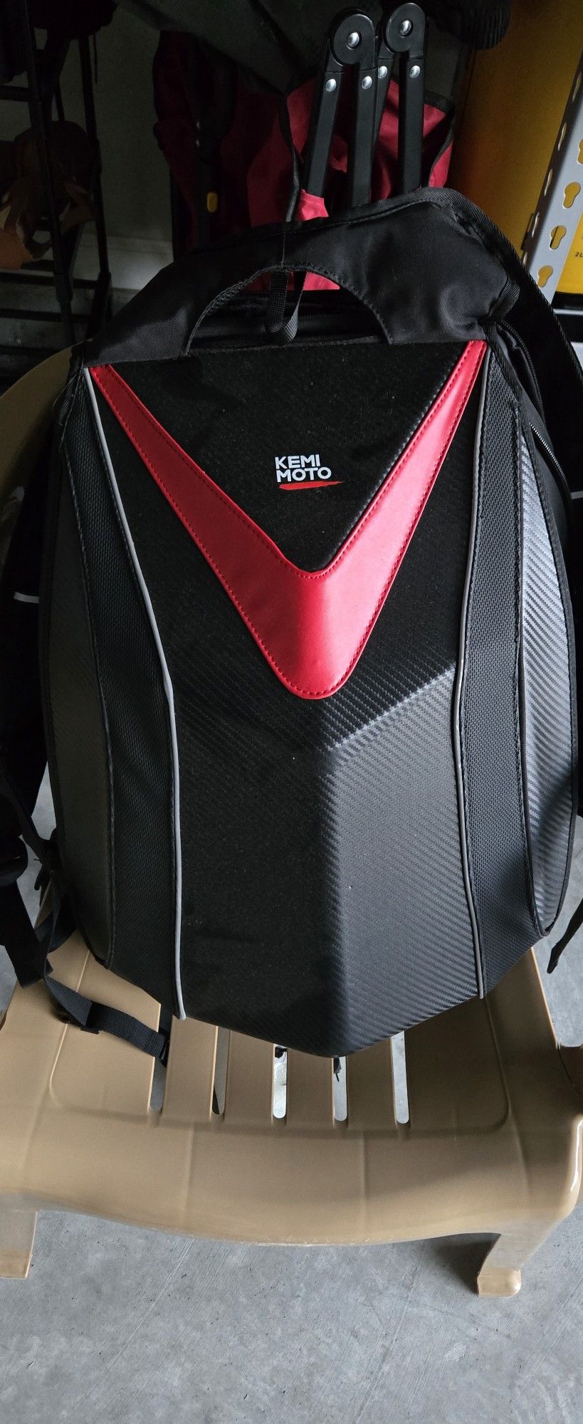 Kemi Moto Motocycle Helmet Backpack 