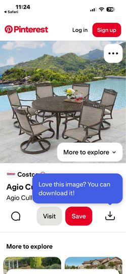 Agio Cullman 7 piece patio dining set NEW