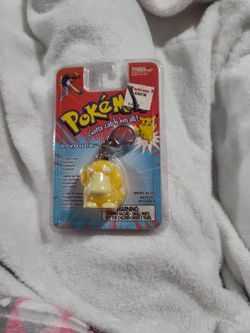 Pokemon Psyduck Light Up Keychain 1998