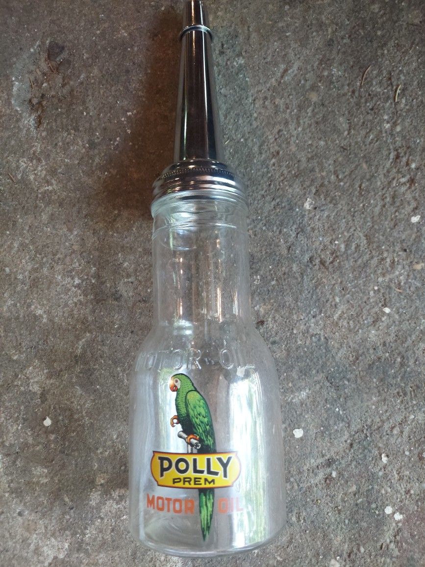 Old Motor Oil Bottle