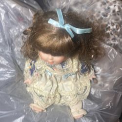 Vintage Porcelain Doll