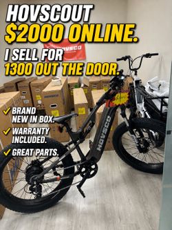 HOVSCO scout one of best Ebike model - electric bike for big sales