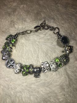 Green Pandora bracelet 