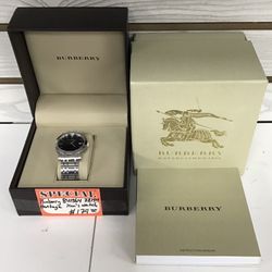 Burberry BU1364 38mm Heritage Men’s Watch 
