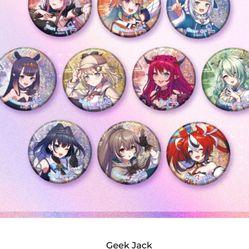 Hololive 1st concert “Connect the World” Random Badges