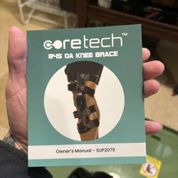 CoreTech 845 OA Knee Brace Left 