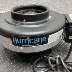 6” Hurricane Inline Fan Grow Room