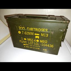MILITARY METAL BOX FOR SALE