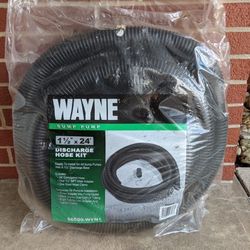 New Sump Pump Discharge Hose Kit