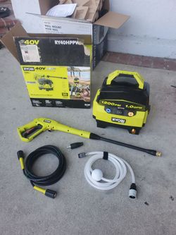 RYOBI
40V 1200 PSI 1.0 GPM Cordless Electric Cold Water Pressure Washer (Tool Only)