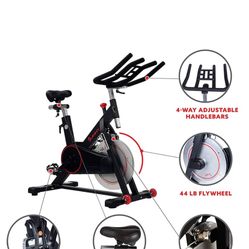 Sunny Health & Fitness Magnetic Belt Drive Indoor Cycling Bike