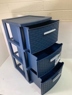 3 Drawer Plastic Storage