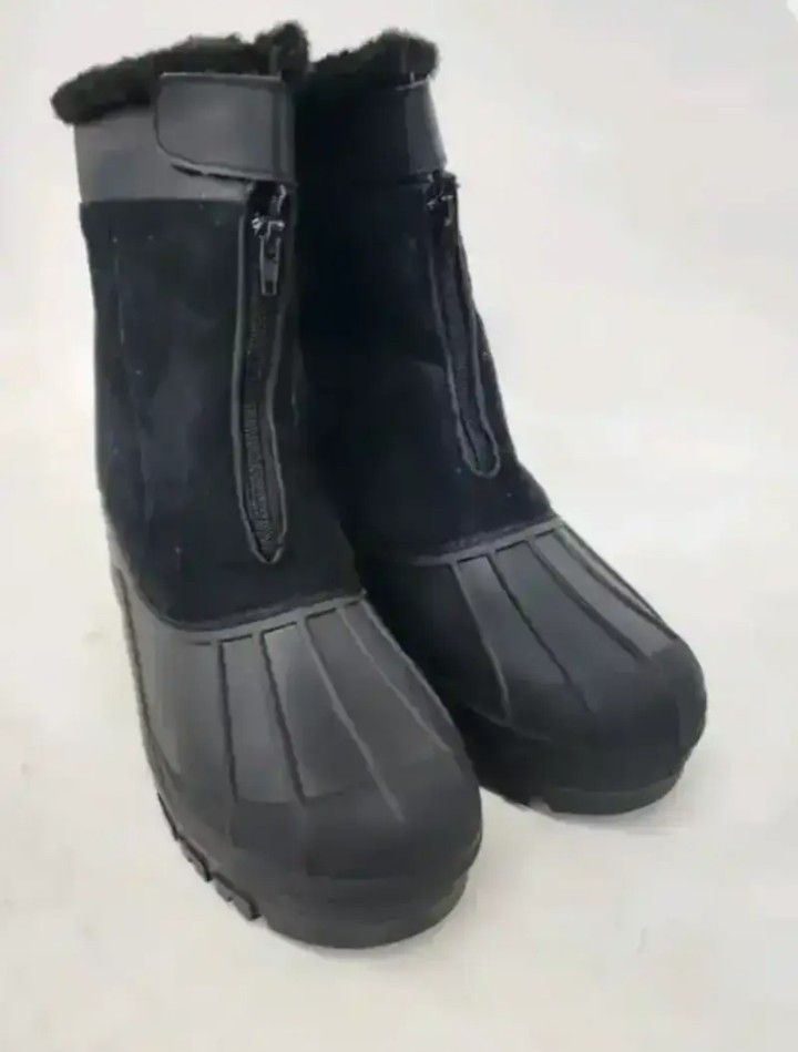 POLAR Mens Muck Nylon Strap Lace Up Duck Snow Winter Flat Rain Outdoor Boots..... CHECK OUT MY PAGE FOR MORE ITEMS