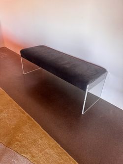 48" Mcm bench for closet or end of bed