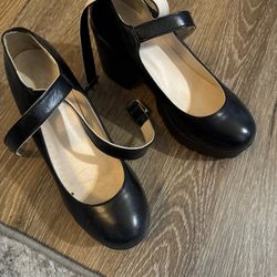 Mary Jane Platform Shoes Size 9 For Women