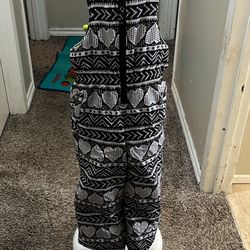 Girls Snow Bibs—-free Shipping