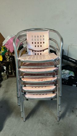 Five chairs slightly used still good condition