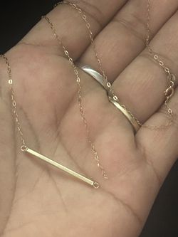 14k real gold chain 19 inches