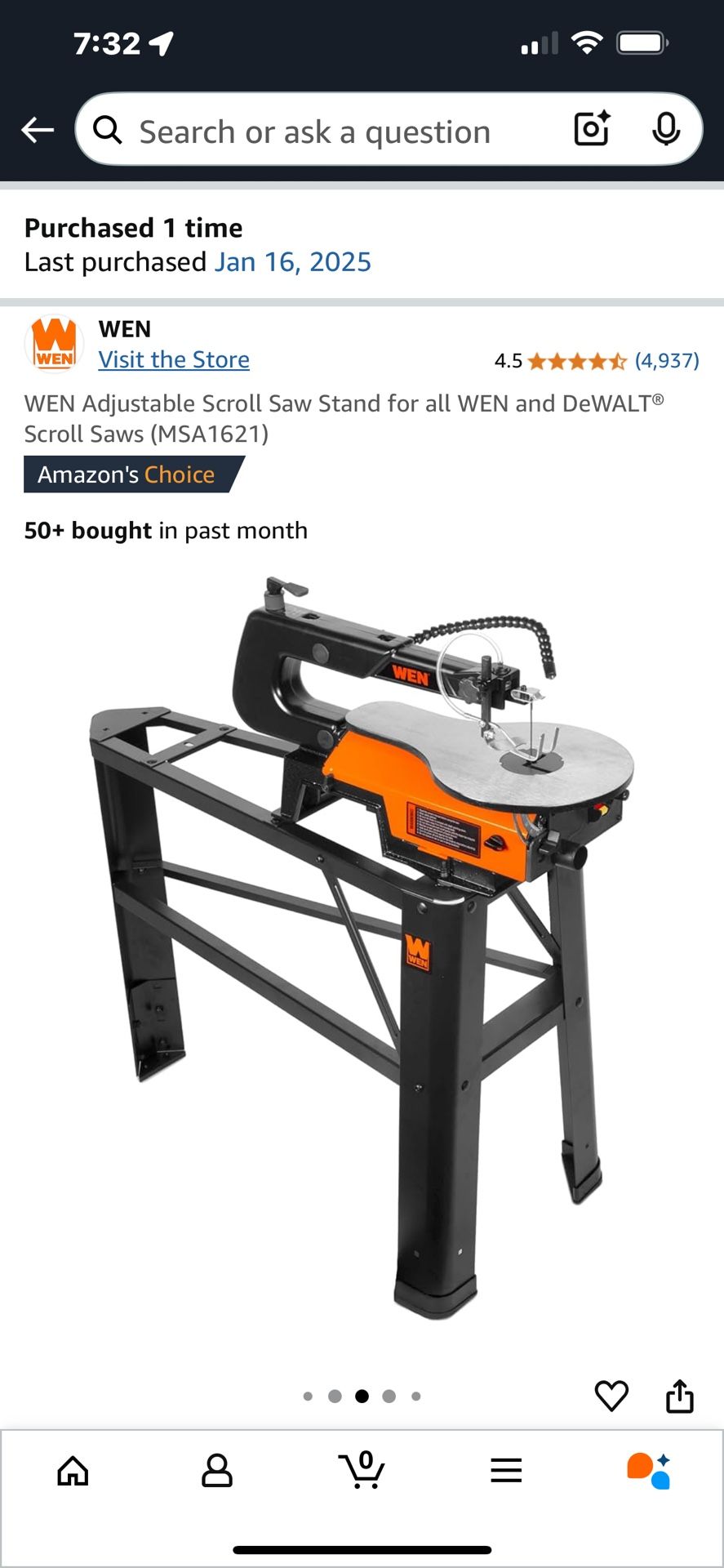 Wen Scroll Saw With Stand