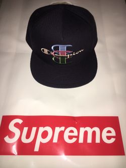 SUPREME/CHAMPION HAT