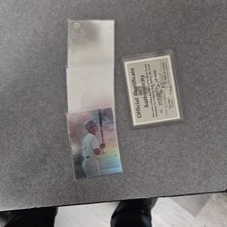 1992 Front Row Full Set Ken Griffey Jr. Hologram With Certificate Of Authenticity