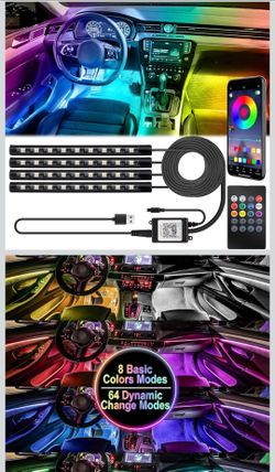 Car interior led lights