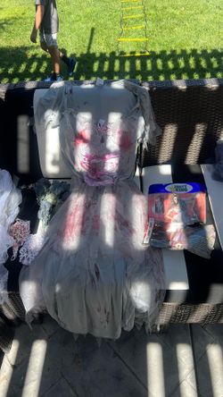 Zombie Bride Costume Size Large