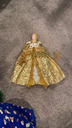 Christmas Gold Angel Tree Topper 