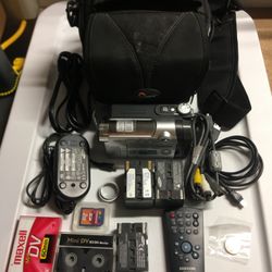 RARE Samsung SC-D6550 MiniDV Tape Video Camcorder 5.0 MP Camera & Cassette Playback Player
