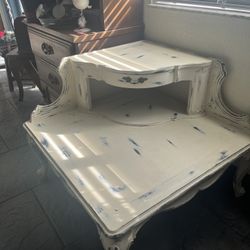 Vintage Corner Side Table
