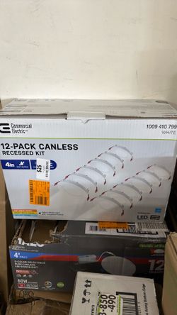 Pro Value Series LED 4 in Round Adj Color Temp Canless Recessed Light for Kitchen Bath Living rooms, Wht 12-Pk