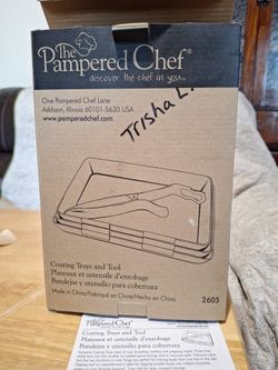 The Pampered Chef Coating Trays And Tool