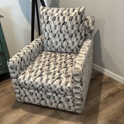 Living Spaces Swivel And rocking chair