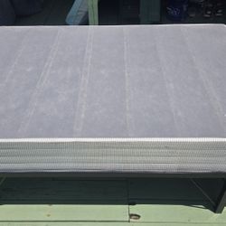 Full Size Platform Bed Frame, Mattress and Box Spring 