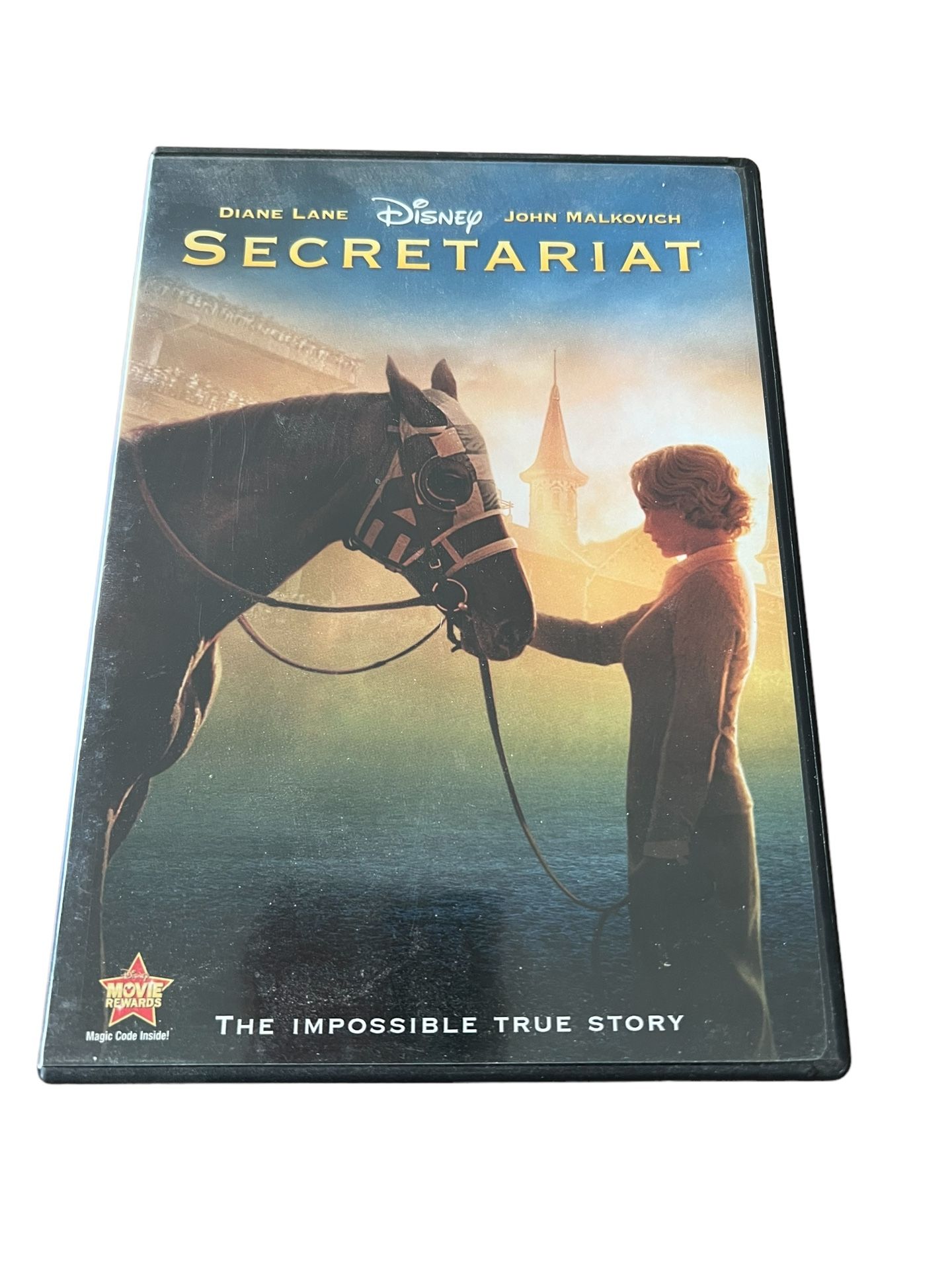 Secretariat (DVD, 2010) Disney Experience the inspiring true story of a remarkable horse and his fearless owner in "Secretariat" on DVD. This heartwa