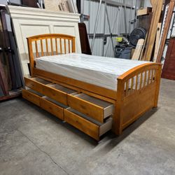 Twin Captains Bed $280