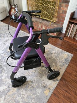 Purple mobility Walker