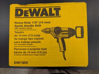 Dewalt DW130V heavy duty drill